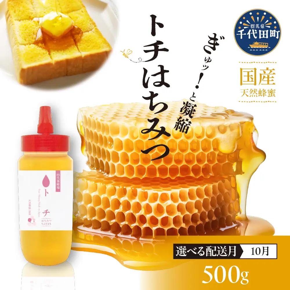 【2026年10月発送】はちみつ【千代田町の蜂蜜】500g「とち」はちみつ