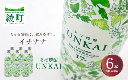 もっと気軽に、飲みやすく。「イチナナ」そば焼酎（6本）（02-148）