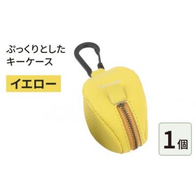 ふるさと納税 大野市 ぷっくりとしたキーケース・イエロー
