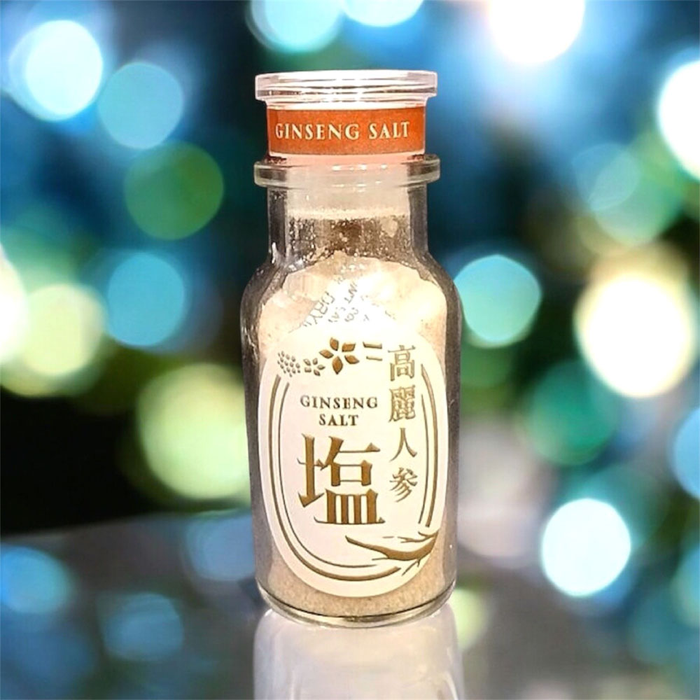 【ふるさと納税】高麗人参 塩 50g 高麗人参粉末 岩塩 ピンクパウダー ピンクソルト しお 調味料 料理 隠し味 香りづけ パンづくり おかず 味付け 九州 熊本県 送料無料