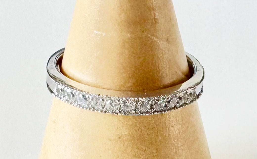 プラチナダイヤモンドリング ハーフエタニティーリング 0.20カラット 【AK-5572/0005】 