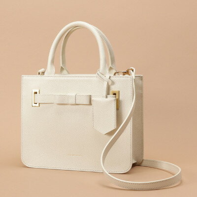 【ふるさと納税】【サマンサタバサ】トートバッグ　エムシュシュ　小サイズ　ホワイト【1674885】