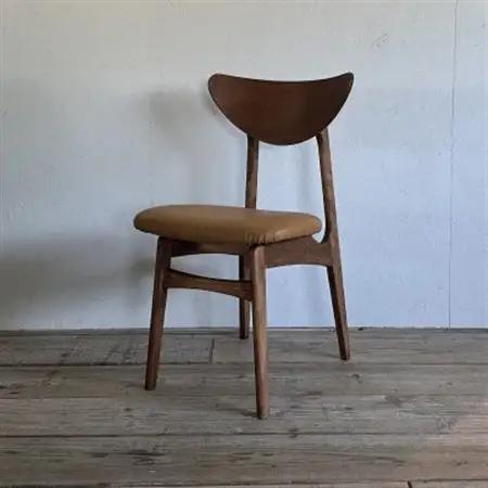 Karl Dining Chair ランド キャメル ダークブラウンフレーム【SWOF】_雑貨・日用品 椅子・チェア・ソファ 家具・インテリア _【1572543】