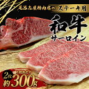 【ふるさと納税】 尾呂志屋精肉店の和牛サーロイン ステーキ用 2枚 (1枚約300g) 【1か月以内に順次発送】 / 和牛 サーロイン ステーキ ステーキ用 牛肉 牛 精肉