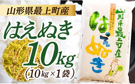
            【令和6年産】山形県産 はえぬき 10㎏  (10㎏×1袋)
          