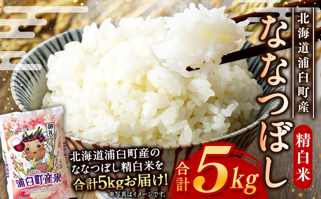 
                  〈 令和8年産 〉 浦臼産 ななつぼし 精白米 5kg お米 米 こめ コメ 白米 白飯 飯 ご飯 おにぎり ブランド米 ブランド 国産 北海道産 和食 【 2026年10月下旬より順次発送 】
                