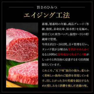 TKA123　天下味 エイジング工法 熟成肉 土佐あかうし 特選スネ肉 煮込み角切り 500g×2 合計1kg エイジングビーフ スネ肉 国産 あか牛 赤牛 肉 牛肉 和牛 人気 老舗焼肉店 冷凍 新