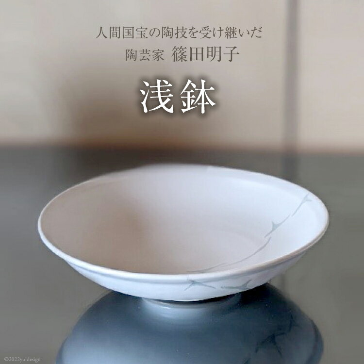 【ふるさと納税】 食器 浅鉢 1個 [池田町観光協会 長野県 池田町 48110281] 食器 磁器 白磁 篠田明子