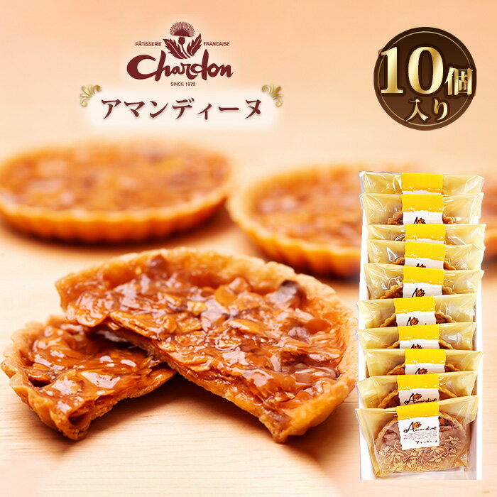 【ふるさと納税】No.205 アマンディーヌ詰合せ 10個入り ／ アーモンド 香ばしい キャラメル 菓子 スイーツ デザート 送料無料 愛知県