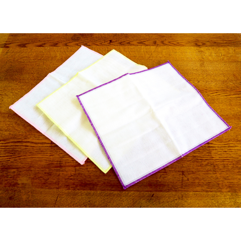 かやふきん ３枚セット 施設への寄附なし 福祉施設応援品 ３枚 セット ふきん キッチンクロス 台布きん 台拭き 食器拭き 福祉 障がい福祉 福祉事業所 支援 キッチン 愛知県 小牧市 送料無料
