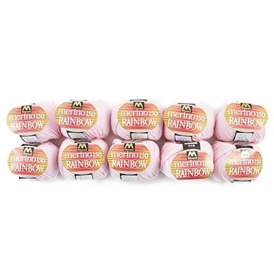 ふるさと納税 江南市 マンセルメリノレインボウ(並太) 1番色(ピンク) 10玉セット |  | 01