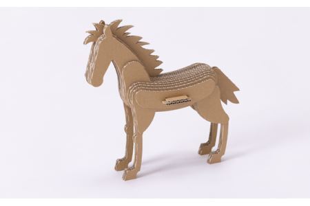 No.219 段ボール製工作キット　干支シリーズ　ウマ