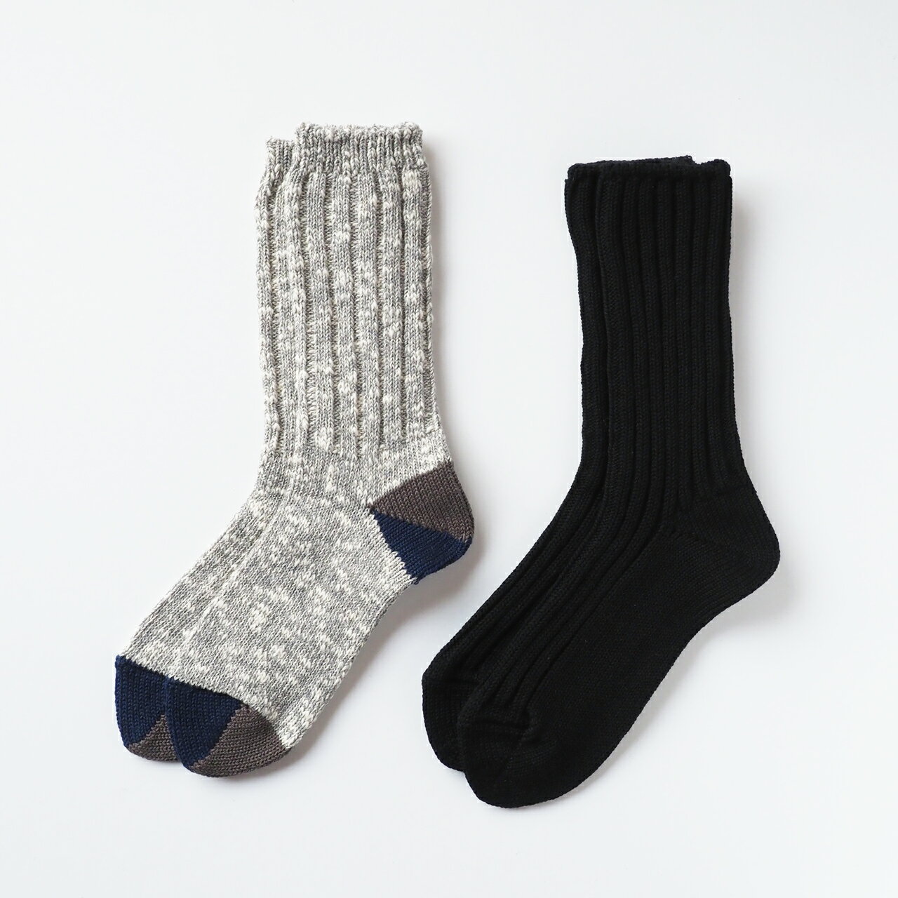 【ふるさと納税】014SOUKI SOCKS Puffy・Woodyソックスセット/Sサイズ / 国産 日本製 靴下 くつした ソックス ローゲージ ふっくら SOUKI 女性 婦人 22cm 23cm 24cm おしゃれ かわいい オールシーズン