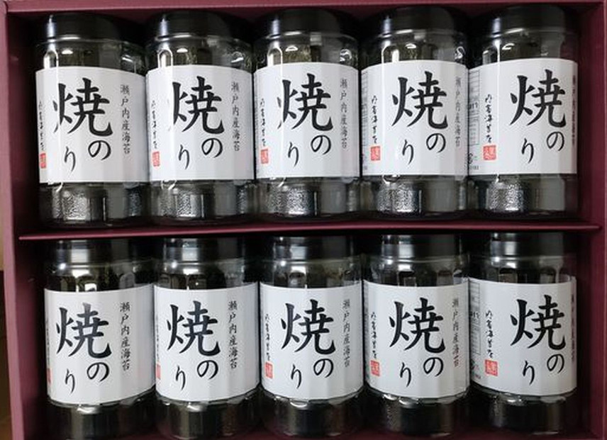 
            【山口県】【周南市五月町】【内富海苔店】瀬戸内産海苔詰め合わせ　(32枚×10本)
          