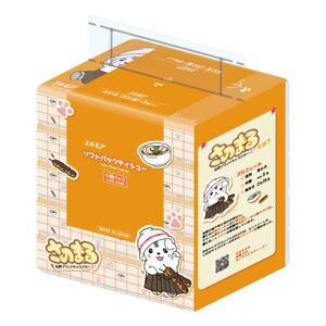 さのまる×エルモアソフトパックティシュー 400枚(200組)×45パック【ティッシュ】【配送不可地域：離島・沖縄県】【1184437】