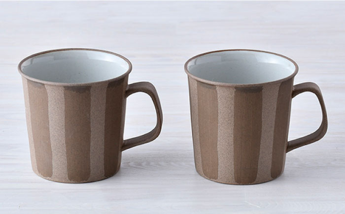 【波佐見焼】十草 白 マグカップ ペアセット【舘山堂】 [RC39]