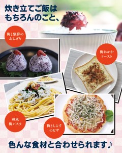 紀州南高梅　かつお【ハチミツ無】 塩分10%（1kg）なかやまさんちの梅干　うめ　ウメ【nky002-210k】