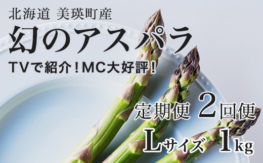 【令和9年産先行予約】幻のアスパラ Lサイズ 1kg 2回便 ラスノーブル 令和9年産 北海道 美瑛町 本山農場 グリーンアスパラ | グリーン アスパラガス アスパラ あすぱら あすぱらがす 採れたて ギフト 贈答 新鮮 旬 産地直送 野菜[028-24]