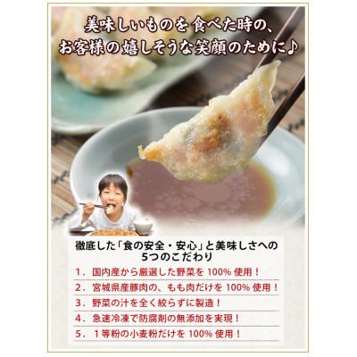 ふるさと納税 塩竈市 こだわり本格生餃子80個(16人前)　 |  | 01