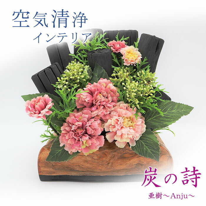 【ふるさと納税】炭の詩 「亜樹〜Anju〜」 空気清浄 脱臭 消臭 インテリア オブジェ リラックス 手作り ぐりーん☆ぐれーす
