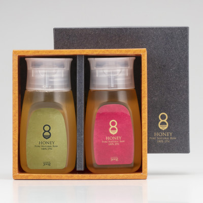 
珠玉の百花と早春の初搾り(はちみつ)各300g【1419485】
