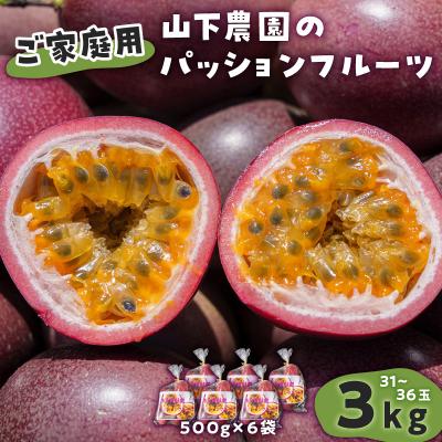 ふるさと納税 和泊町 【ご家庭用】山下農園のパッションフルーツ3キロ