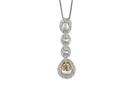 【ふるなび限定】【一点もの】ダイヤモンド（0.64ct）K18WGペンダント　R57　K05088-H　FN-Limited-SP