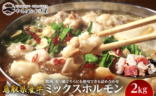
７２．鳥取県産牛　ミックスホルモン　2kg
