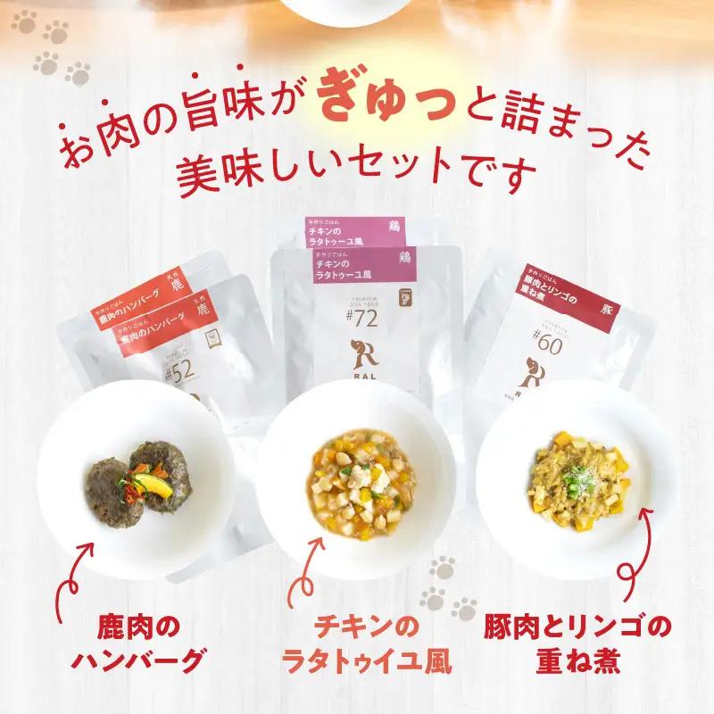 ドッグフード 無添加 お肉ごはん5点セット 【犬の手作りごはん】 R15006