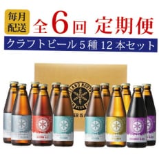 【毎月定期便】ノースアイランドビール5種12本セット全6回