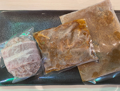 近江牛カレー 200g × 1個 近江牛ハンバーグ 150g × 1個 近江牛デミグラスすじ煮込み 150g × 1個 セット【AB100W】 惣菜 冷凍 お試し 少量