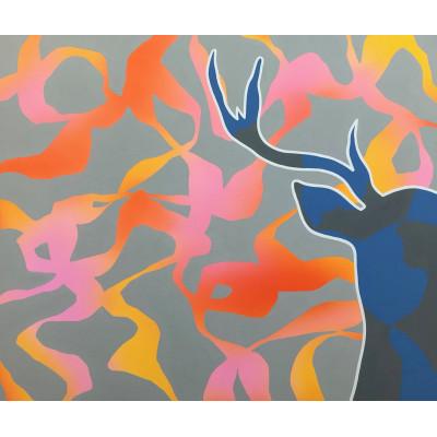 ふるさと納税 大川市 【アート作品】silhouette/ Raffa [OKAWA/FUKUOKA] Painter