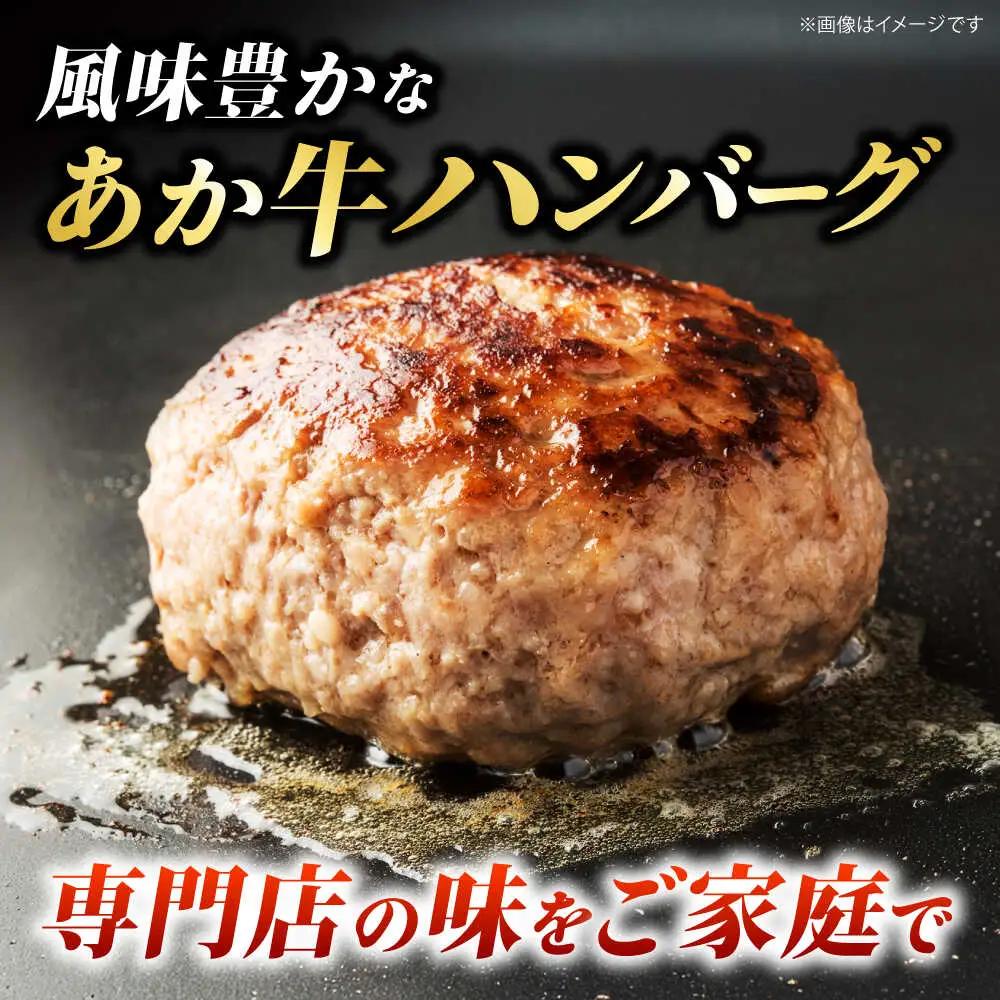 【全6回定期便】　くまもとあか牛100%手ごねハンバーグ　デミグラスソース煮込み（約300ｇ×３個　デミグラスソース込み）　【有限会社スイートサプライなかぞの】[ZBV101]