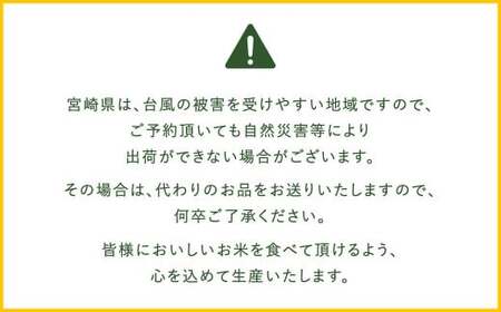【3か月定期便】＜令和7年産 宮崎県産コシヒカリ （無洗米） 5kg チャック付き米袋 3か月定期便＞2025年9月上旬以降順次 第1回目発送（12月は中旬頃）【c1448_ku】 こしひかり コシヒ
