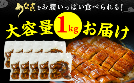 【3回定期便】中国産ニホンウナギ　大容量刻み鰻個食パック 計1kg（100g×10P） 広川町 / イールファクトリー株式会社[AFBS002]