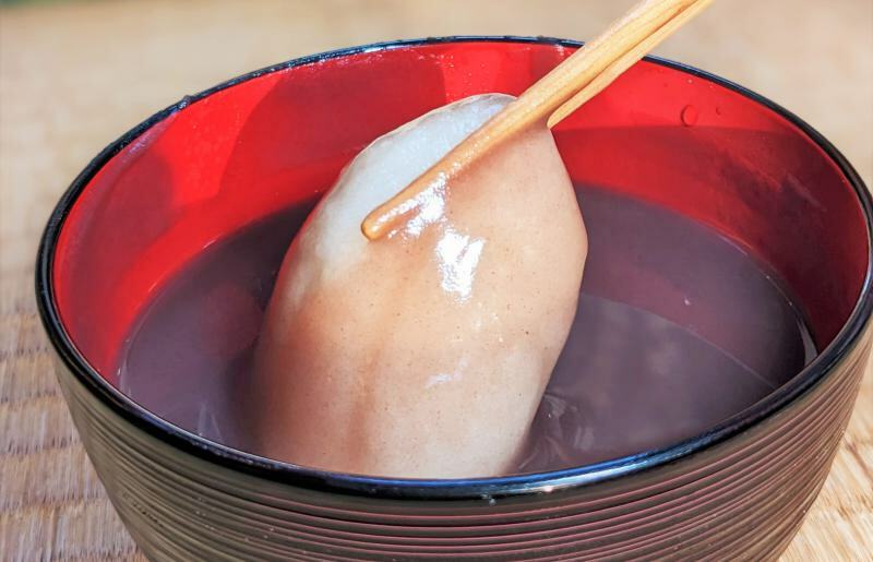 老舗和菓子屋さんの杵つき生丸餅（白）12個＆こしあん 200g×3セット 099H1711_イメージ2