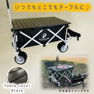 ふるさと納税 木曽岬町 ピクニCAR WHITE×BLACK 1台+テーブル(BLACK)SET |  | 01