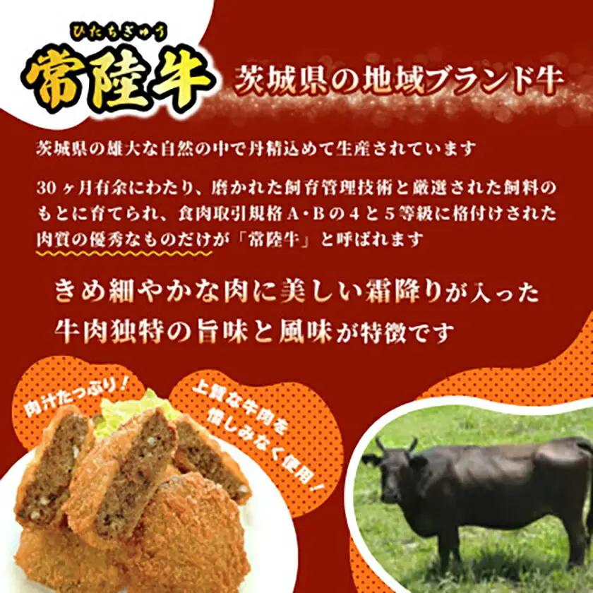 常陸牛めんちかつ_惣菜・加工品 コロッケ  _【配送不可地域：離島】【1237202】