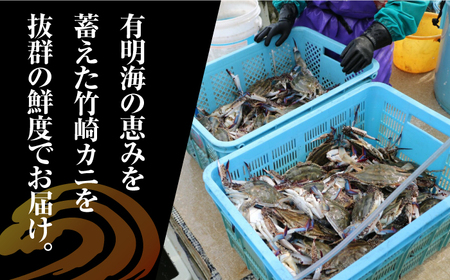 【数量限定】有明海からの贈り物 竹崎かに 1kg / 佐賀県 / 宗徳丸 [41ATAF002]