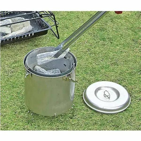 [キャプテンスタッグ] 大型火消しつぼ 火起し器付 キャンプ アウトドア用品 焚火