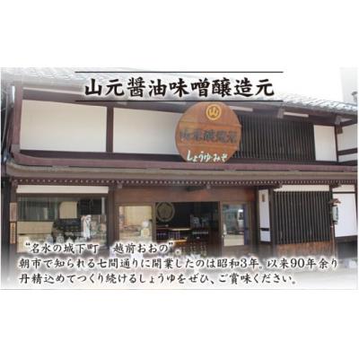 ふるさと納税 大野市 越前おおの　特吟醸しょうゆ　6本セット(1L×6本)計6L |  | 03