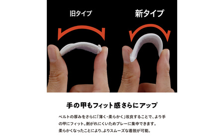 インスパイラルグローブ ホワイト 右手用　(24cm) ／ゴルフ スポーツ 極薄素材 合成皮革 タイト 密着 練習用 ラウンド時 滑りにくい 動きやすい 快適 ユニセックス