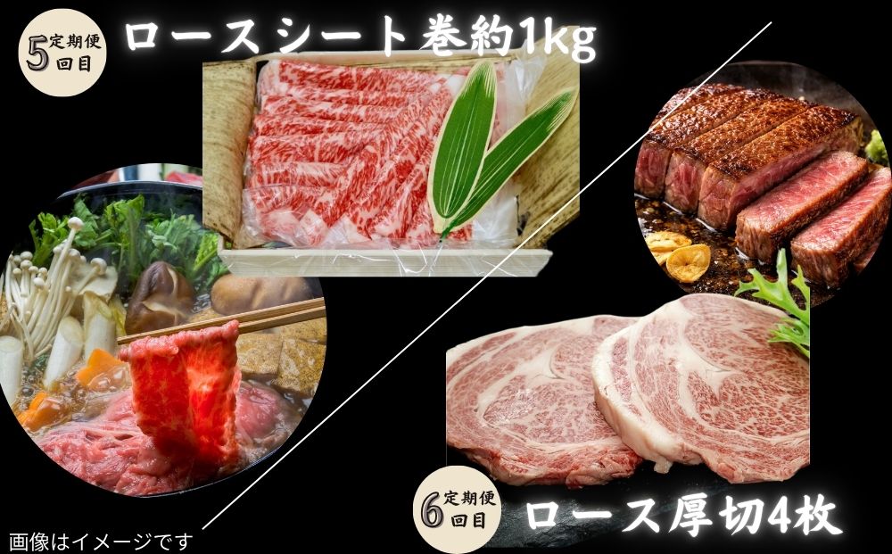 【宇陀里牛 定期便6回 (大人数向け) 】黒毛和牛セット ／ふるさと納税 大容量 宇陀里牛 黒毛和牛 牛肉セット 焼肉 ステーキ すき焼き 6回配送 国産和牛 光福久屋 奈良県 宇陀市