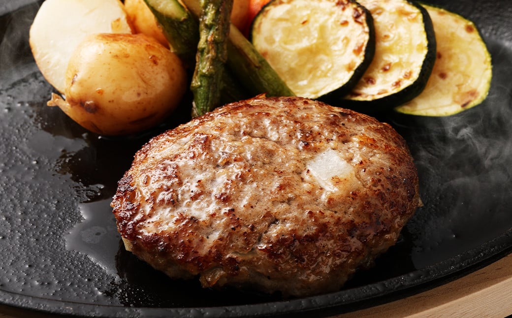 【全3回定期便】ハンバーグ D・Dバーグ 150g×8個 合計1.2kg ／ ハンバーグ お肉 肉 惣菜 おかず 手ごね 手ごねハンバーグ 牛肉 豚肉 合いびき肉 合挽き肉 長崎和牛 出島ばらいろ 大