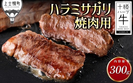 十勝ハーブ牛 ハラミサガリ 焼肉 300g 国産 北海道 牛 肉 牛肉 赤身 真空パック キャンプ アウトドア バーベキュー BBQ 冷凍 ［020-H70］