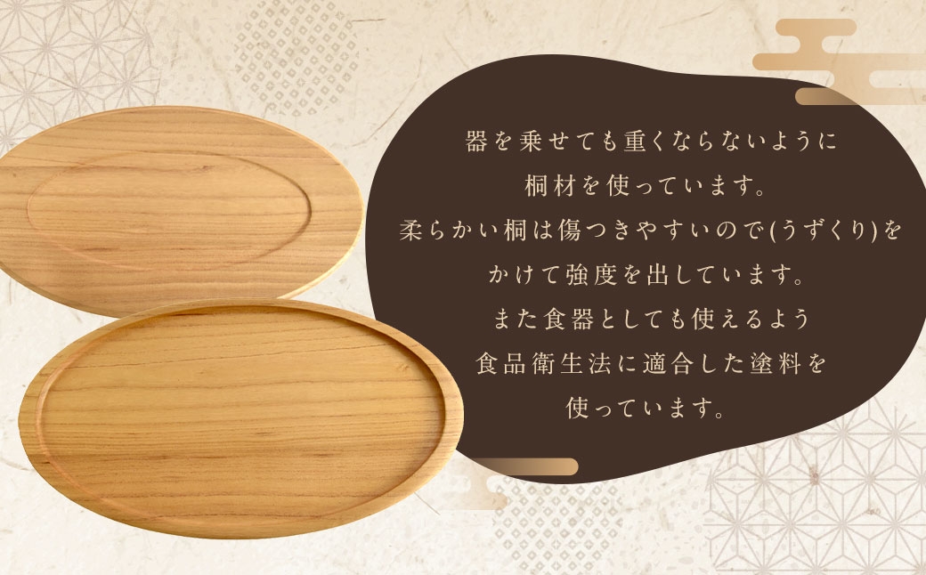 楕円盆50×28