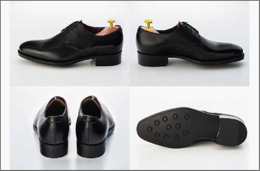 革靴 3アイレットダービー（ハンドソーンウェルテッド製法／博多製造）サイズ：25cm