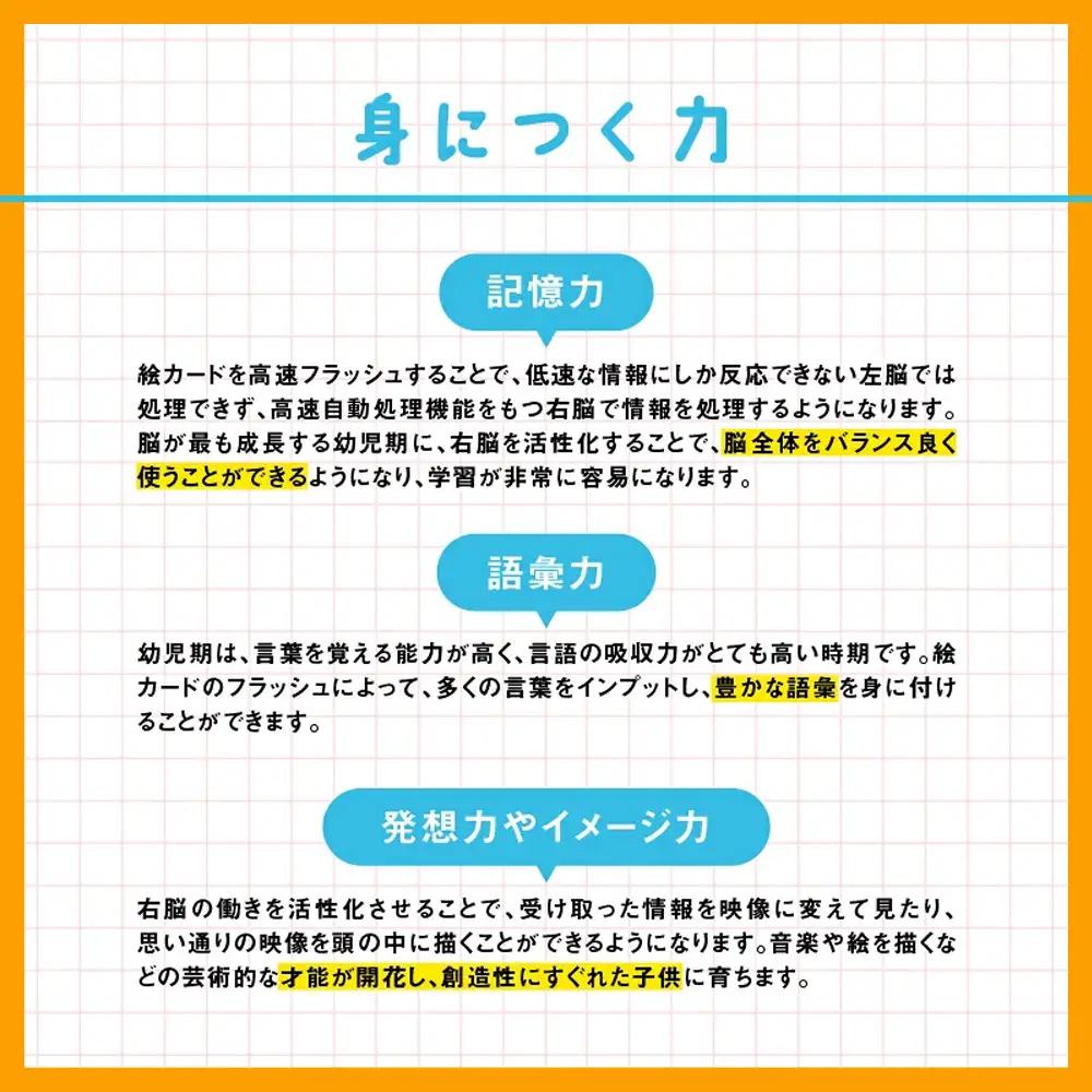 七田式 フラッシュカード かな絵ちゃんシリーズ からだ・くらし SC-76 | しちだ 幼児教育 言葉 絵 右脳 記憶力 子育て 教育 教材 子ども 語彙力 発想力 イメージ力 リニューアル カードフ
