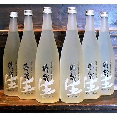 ふるさと納税 南魚沼市 鶴齢 吟醸生酒720ml (6本セット)