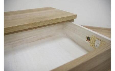 幅70-2段（奥行44cm）クローゼットチェスト「フィット」オーク色 桐たんす 押入れ収納 衣類収納【丸田木工】